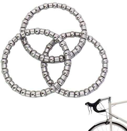 Yowfond 3 Stück Käfig-Kugellager Ø 40 mm für Fahrrad Tretlager – Ersatz Kugellager Kugeln, kompatibel mit Fahrradkurbel, Streckenrad & Lowrider – Fahrradteile Zubehör Set