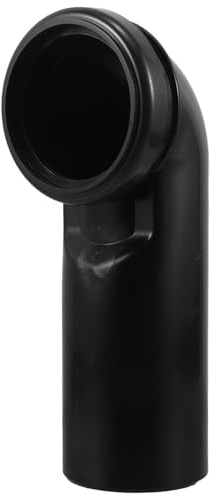 Angoily Tubo de desagüe para inodoro: Tubo de desagüe de pared empotrado - Conector de plástico para - Repuestos para de baño - Suministros de plomería para el hogar de 90 mm de diámetro