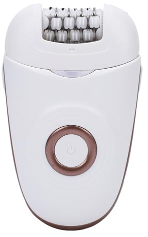 FILFEEL 3-in-1 Elektrischer Epilierer für Damen, Wasserdichter Haarentferner mit Fußfeilen-Aufsatz, IPX4, Kompakt für Reise & empfindliche Haut (Gold)