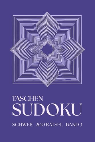 Taschen Sudoku - Schwer - 200 Rätsel: Kleines Sudoku Heft für Erwachsene | A6 | Rätselbuch für Unterwegs | Ideal für Reisen und Urlaub