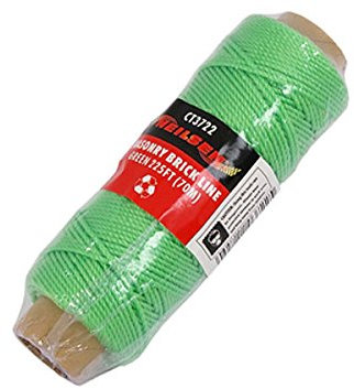 Neilsen CT3722-70m Masonry Line Green Brick Line Cardboard Core for Masonry Work