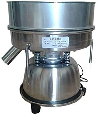 Tamiz eléctrico automático de la coctelera del tamiz vibratorio de la máquina del tamiz de la comida tamiz industrial del acero inoxidable para el grano del polvo del gránulo (60 malla 0.3mm)