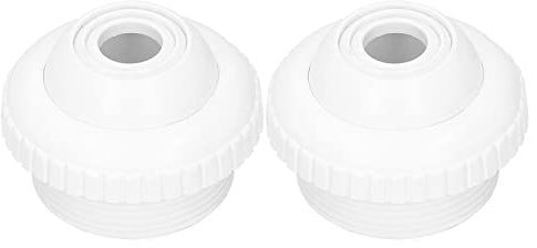 2 Piezas Boquilla De Chorro De Retorno De Piscina,Boquilla Impulsion Piscina, para Piscinas Ordinarias Accesorio De Repuesto con Rosca Macho De 1.5 Pulgadas Diametro esterno 47 mm