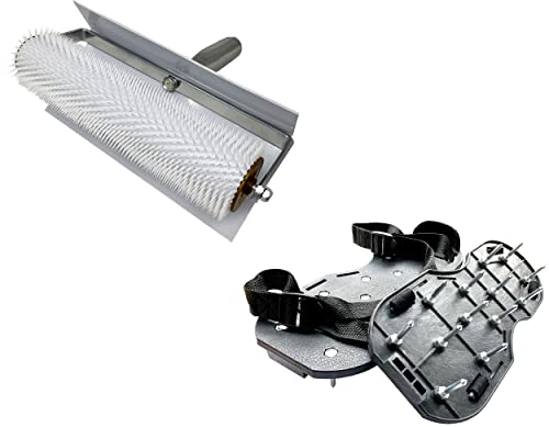 Pangolino Rullo di sfiato – Set rullo di sfiato 25 cm con paraspruzzi – Lunghezza spina: 11 mm + suola in nylon [35 mm] (già montata) (25 cm/11 mm + scarpe per unghie)