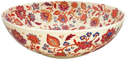 Les Jardins de la Comtesse - Salatschüssel aus Melamin mit Blumen Ø 31 cm - Kollektion Jaipur