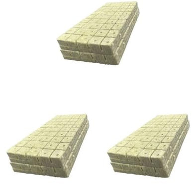 Lot de 3 cubes de plantation carrés hydroponiques universels pour plantes et fruits 25 x 25 x 30 mm 100 pièces 25 x 25 x 30 mm