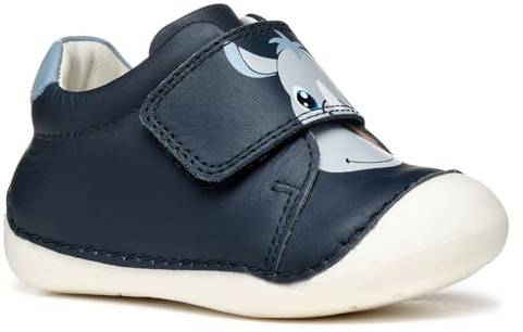 Geox B TUTIM C, Basket Bébé - Jeunes, Navy/Lt Sky,