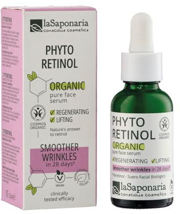 La Saponaria | Sérum Facial Concentrado con Fitoretinol – Tratamiento Biológico Antiedad, Regenerador Celular y Efecto Lifting, 30 ml – Ideal para Piel Madura y Sensible