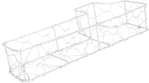 Toyvian Saftiger Blumentopf hochzeitsdeko Kranzrahmen für DIY hauskranz Rahmen DIY Kranz Zubehör Zahlendesign-Kranzringe Kranzringe selber Machen Kranz Ruhm Eisen Silver