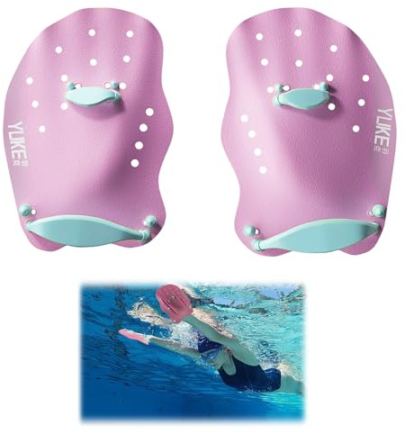 FairyPeach Swimming Hand Paddles,Swim Training Palas de Mano,Pala de Mano para Natación,Paletas de Mano para Natación,PVC-frei