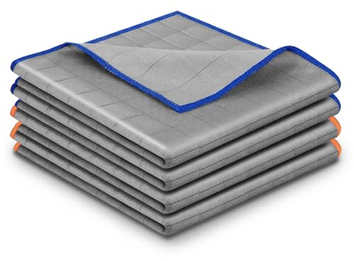 HJYIMYI 4 Pezzi Panni Magic Microfibra Carbonio,50cm×40cm, Senza Graffi