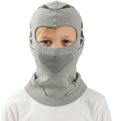 TAGVO Passamontagna per Bambini 4-10 Anni, Maschera da Sci da Bicicletta Traspirante Elastico Leggero, Cappello Protezione UV Disponibile Tutto L'Anno Balaclava per Ragazzi e Ragazze
