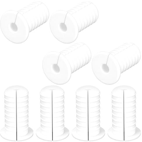 8 PCS Wall Grommets for Cables | 3/4 Threaded Cable Wall Hole Grommet, Cable Routing Kit for Silicone, for Ethernet, TV Wires, Cord Management