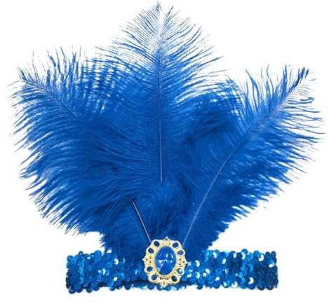 Samba Kopfschmuck Federschmuck Rio Bahia Federkopfschmuck Brasilien Feder Kopf Schmuck Burlesque Haarband Kostüm Accessoires Faschingshut Damen