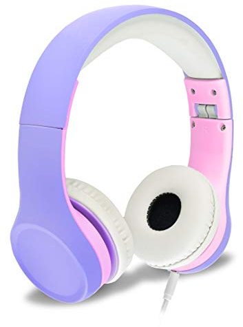 NENOS Kids Headphones for Children Toddler Limited Volume (Lavender)