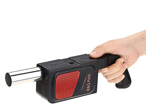 Hztyyier Ventilatore per barbecue, 10,43in braciere per picnic all'aperto Campeggio cottura accendino strumenti Tubo del da 2,32 pollici