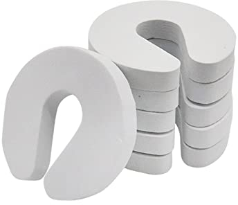 ValueHall Schaumstoff Türstopper 6 Stück Klemmschutz für Türen Premium Finger Klemmschutz C Förmige Türstopper Schaumstoff für Kinder im Zimmer Eingesperrt Werden Verhindert Fingerverletzungen V1D09