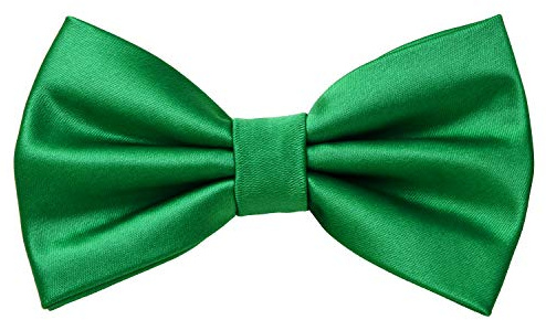 MASADA Herren Fliege Seidenlook, stufenlos verstellbar, handgefertigt, Hakenverschluss - 12 x 6 cm 100% Polyester