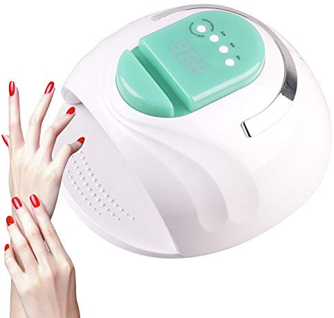 Nagellack Führte Trockner, Phototherapiegerät mit Handyhalter für Gel Nagellack Nageltrockner Härtungslampe, USB Stecker