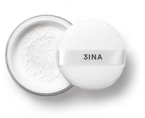 3INA MAKEUP - The Setting Loose Powder 100 - Blanco - Polvos sueltos de textura ligera que fijan y matifican el maquillaje - Acabado natural y sedoso - Cobertura uniforme - - Vegan - Cruelty Free