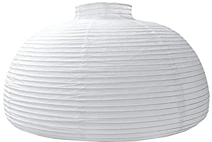 18” lampenschirm hängelampe lampions weiß runde Papier Laterne, Papier Lampenschirm Deko Ideal für Party- und Haus-Dekoration 2 Stücke (18Zoll (45.7 * 45.7 * 24cm))