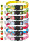 7 Stück Katzenhalsband mit Glöckchen und Fruchtanhängern,Halsband Katze mit Sicherheitsverschluss,Einstellbar von 18-30cm, Haustierbedarf