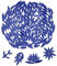 Carreaux de mosaïque en céramique - Pétales de feuilles - 500 g - Pièces de mosaïque irrégulières - Pour travaux manuels, loisirs créatifs, art mural, décoration murale