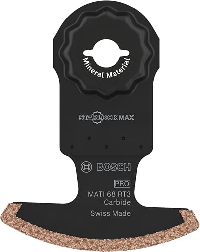 Bosch 1x PRO MATI 68 RT3 Blatt für Multifunktionswerkzeuge, 2,8 x 68 mm | für Mörtel, Porenbeton, Breite 68 mm, Professional Zubehör Multifunktionswerkzeug