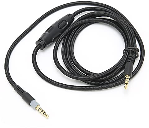 Watris Veiyi 3.5MM Kopfhörerkabel, Audiokabel Stecker auf Stecker, Kabel für Kopfhörer, mit Lautstärkeregler