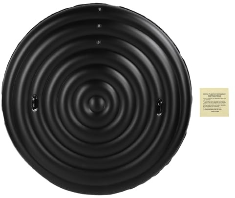 Aoaoy Aufblasbarer Whirlpool mit Griffen, regenfester PVC-Deckel, langlebig, Staubdichtung, tragbar, passt sich an verschiedene Größen von Pools an
