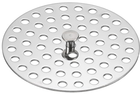 QUARKZMAN Cattura Capelli Per Doccia, 3 Pollici Copertura Scarico Rotondo In Acciaio Inossidabile Protezione Intasamento Ricambio Per Riparazione Mobili Bagno Cucina