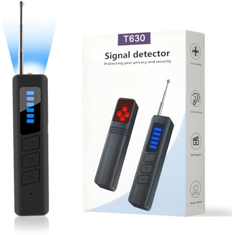 Hidden Camera Detectors, GPS Tracker Detector, Wireless Signal Scanner for, Mini Camera Detector, Suitable for Cars, Travel, Hotels, Office and Home