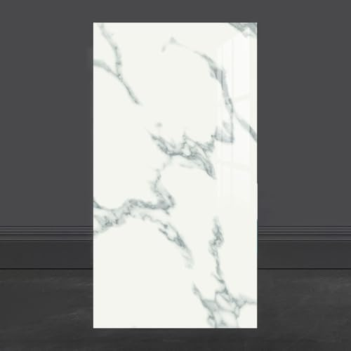 ByteRunning Marbre Carrelage Adhesif Mural Panneau,Autocollants muraux Imitation Carreaux,Dalles de Plafond décoratives en PVC,LéGer Et Installer Facile,Peut êTre Coupé,pour Cuisine,Salon,Plafond