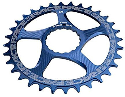 Race Face RNWDM28BLU Narrow Wide Cinch Direct Mount Chainring Blue, 28T