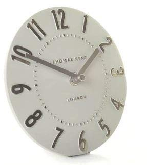 Thomas Kent Mulberry Design Silver Cloud Mantel Clock - 6 London
