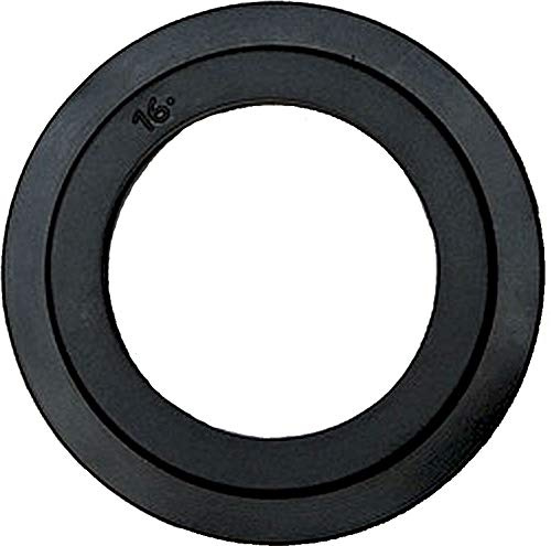 Universal-Lippendichtung für Stopfenventil und Siebkörbchen - Ersatzteil - Dichtungsring - Dichtung für Küchenspüle - Abfluss-Ventildichtung - 43 mm Durchmesser Schwarz