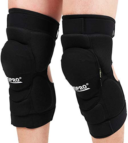 Sport Knieschützer, Motorradfahren Knieschützer Offroad Mountainbike Downhill Sports Bruchsichere Schutzausrüstung (1 Paar),S