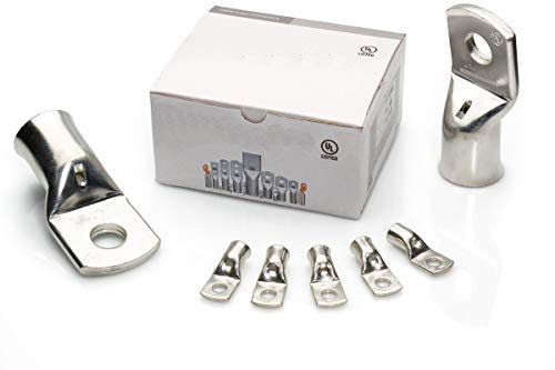 Hilltop High Grade Copper Tube Crimping Lugs 2.5mm², Stud 6mm (200 Pcs)