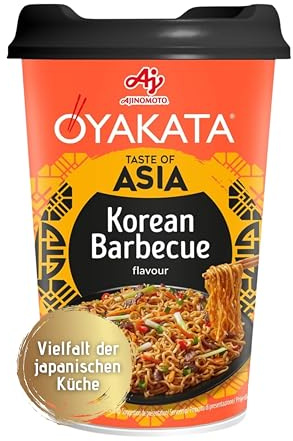 Oyakata Korean Barbecue, noodles con sabor a barbacoa de 90g