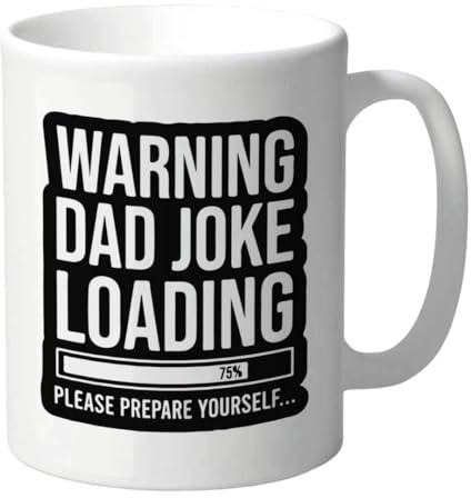 Wanky Candles Funny Dad Mug CMUG273 | Warning Dad joke loading, Birthday, Father's Day