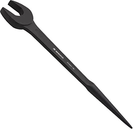 WEDO Single Open-End Spanner 22 mm, Single Open End Spanner 40 Chrome Steel, Length 260 mm, Wear Resistance, DIN Standard