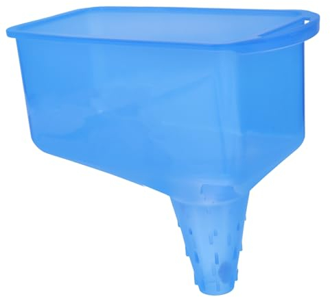 PartyKindom Entonnoir à Carburant Rectangulaire Compact Plastique Nettoyage Facile Surface Lisse Pour Usage Automobile Et Motos