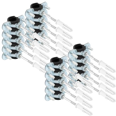 Oungy 20 Colliers De Serrage Tuyau 20-24 mm Galvanisés