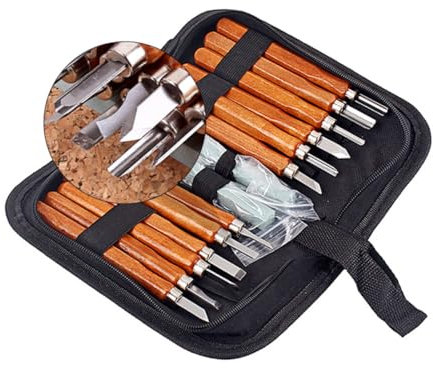 HEALSOPTHY Herramientas De Para Tallado De Instrumentos Kit Profesional Para Carpintería Herramientas De Bricolaje Con Piedra De Afilar