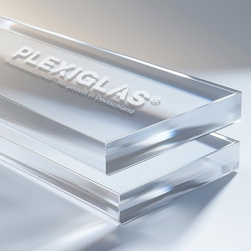 PLEXIGLAS Zuschnitt nach Maß, transparent – 100x100mm, 20mm (3 Stk) poliert