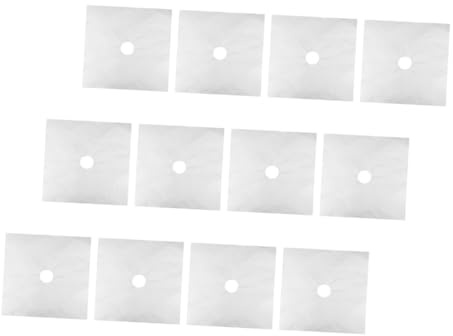 BESTYASH 12pcs Gas Stove Mat Burner Covers Reusable High Temperature Resistant for Gas Hob Protector Kitchen Use