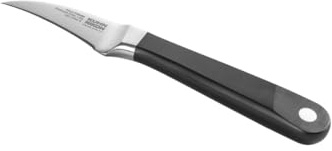 Kuhn Rikon CULINARY FORGED Peeling Knife Rockwell-Hardened Carbon Steel Blade. Durable, Sharp Knife. Total Length = 18cm. Blade Length = 6cm. Full Tang Precision Balance.