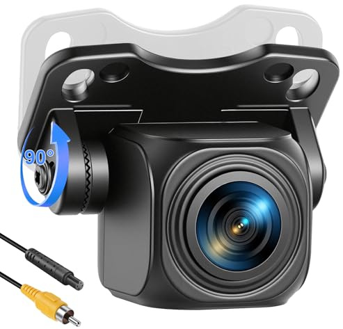 Auténtico AHD 1080P Camara Marcha Atras Coche Soporte OEM Cámara Trasera Visión Nocturna Superior 170° Gran Angular Camara Marcha Atras IP69 Resistente al Agua Camara Coche Trasera para SUV Furgoneta