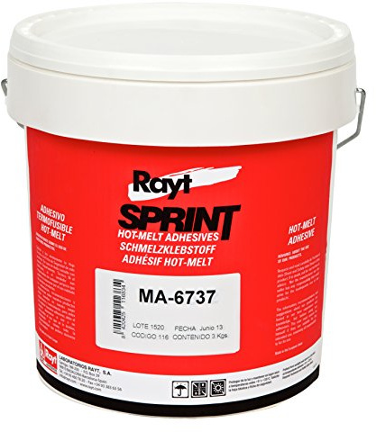 RAYT- MA-6737 - 116-83 Adhesivo termofusible en granza para encolado de cantos-color márfil - 3 kg