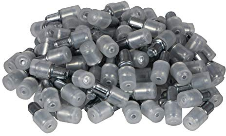 Gedotec Glasbodenträger Fachbodenträger Strong | Bohr-Ø 5 mm | Regal-Bodenträger für Glas-Tablare | Regal-Halterung zum Einstecken | Regalträger Stahl verzinkt | 100 Stück - Regal-Stifte für Glasböden